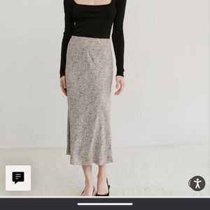 Jenni kayne leopard print skirt